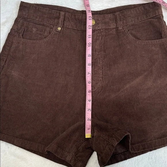 Thrills Womens Organic Cotton Preppy Corduroy High Waist Boho‎ Granola Shorts 10 - Picture 5 of 10